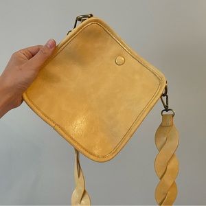 NWOT Yellow Anthropologie Purse